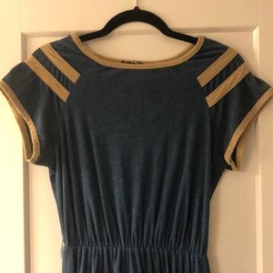 Vintage Green Terry Dress